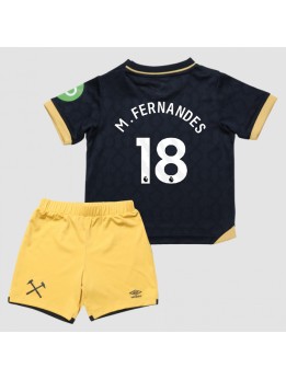 West Ham United Mateus Fernandes #18 Replika Tredje Kläder Barn 2025-26 Kortärmad (+ byxor)
